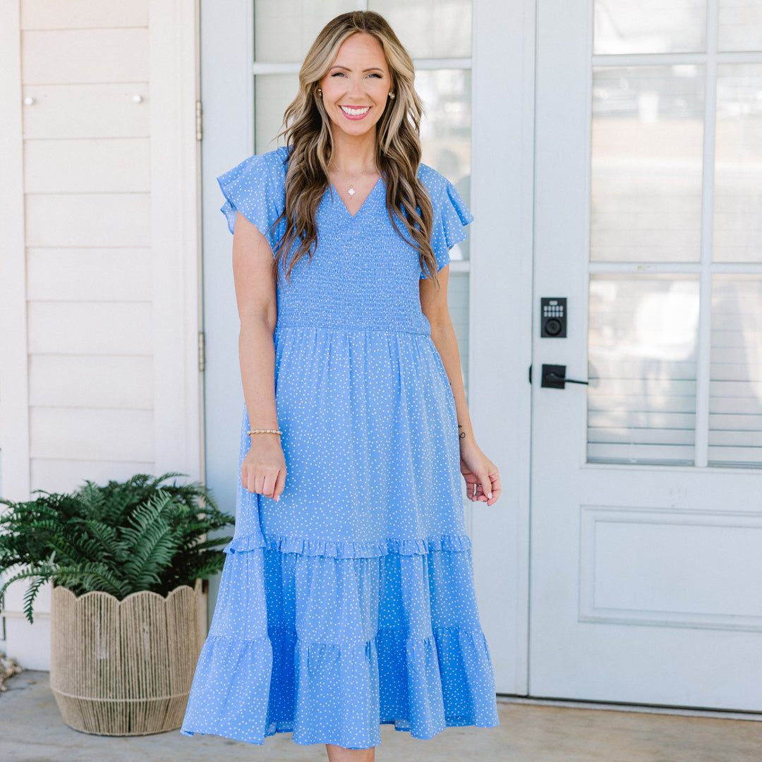 Dreaming About You And Me Dress, Blue