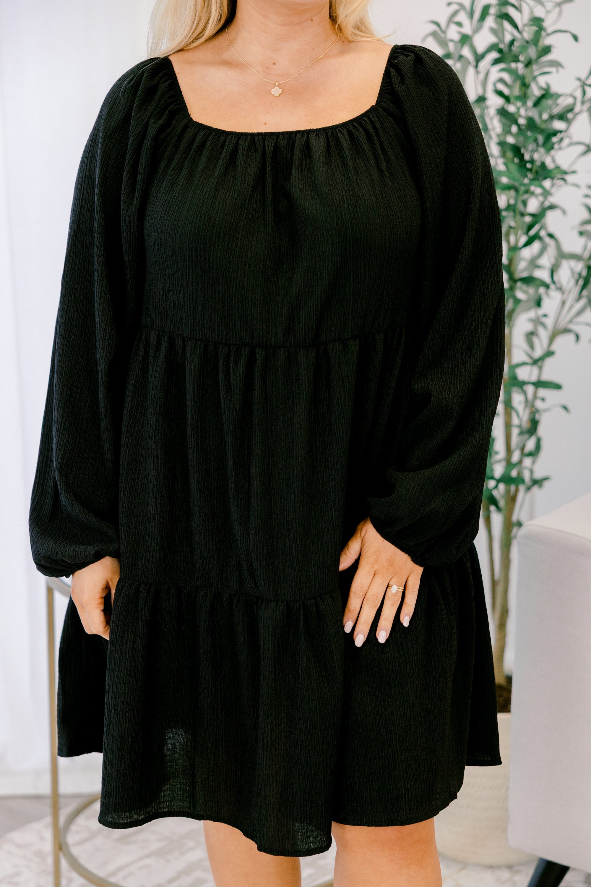 Dreams In My Heart Dress, Black