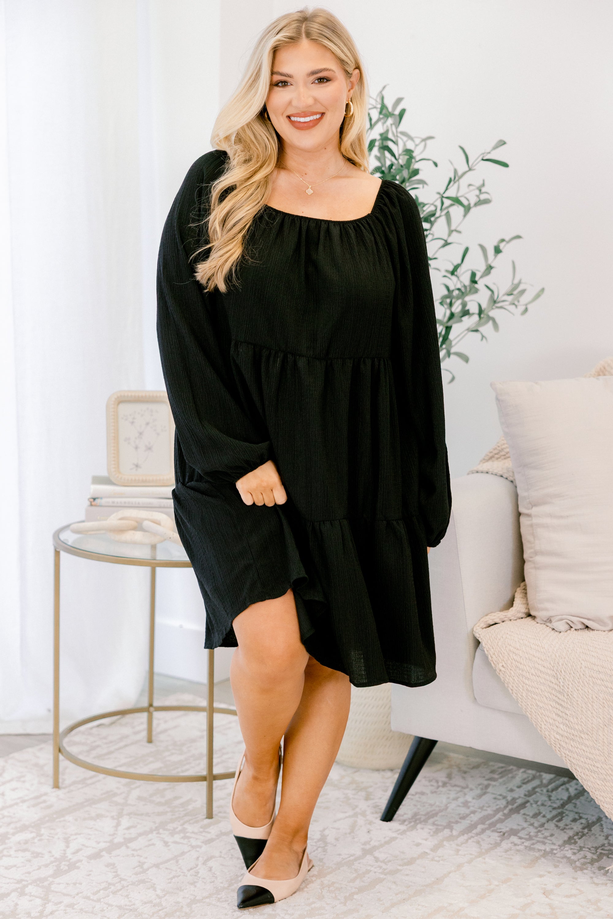 Dreams In My Heart Dress, Black