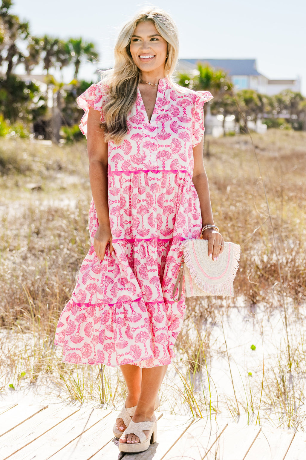 Dreams Of Us Dress, Pink