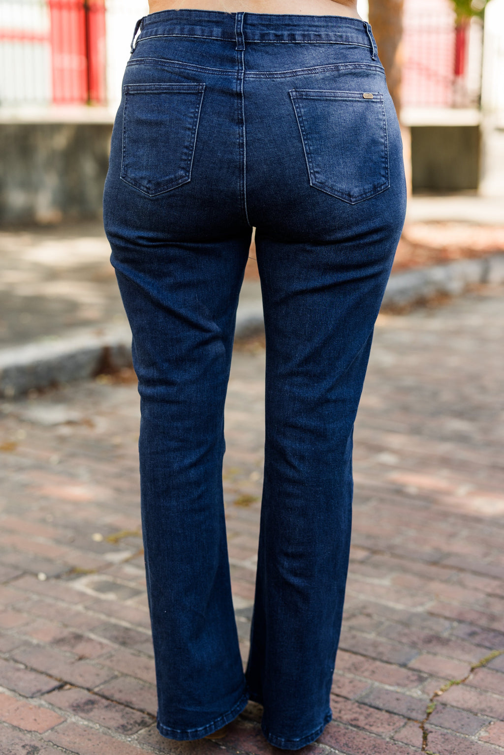 Dreamy Daze Flare Jeans, Dark Wash