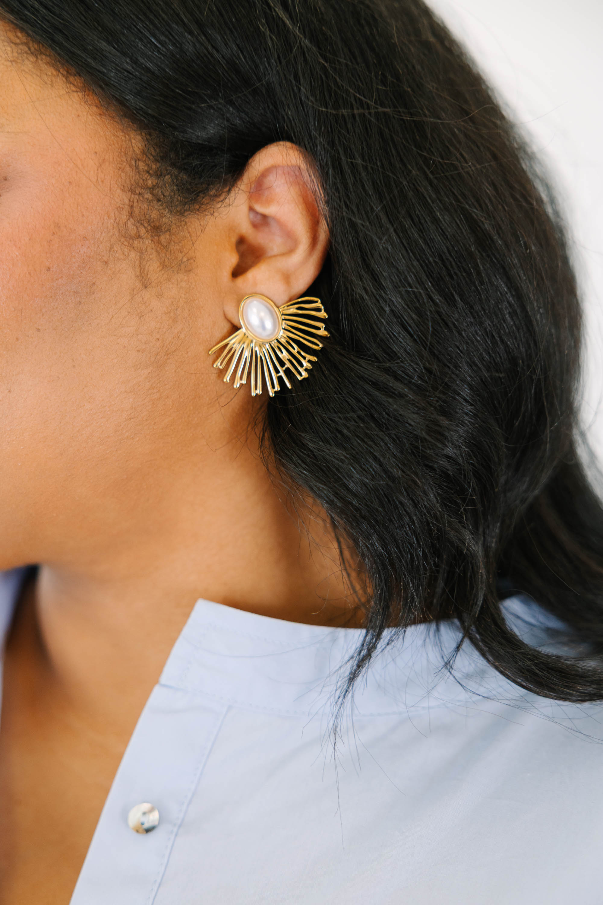 Dreamy Details Earrings, Gold