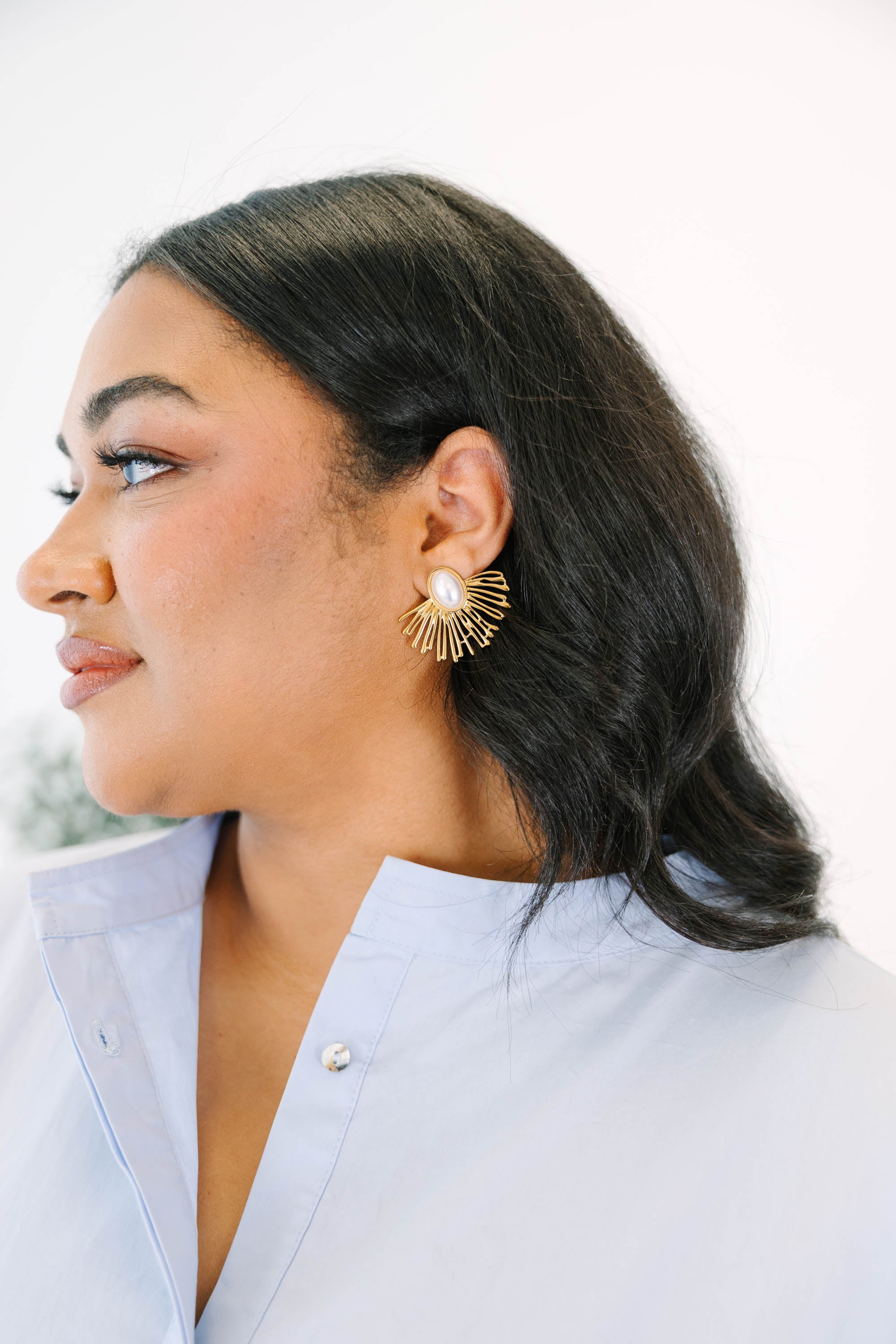 Dreamy Details Earrings, Gold
