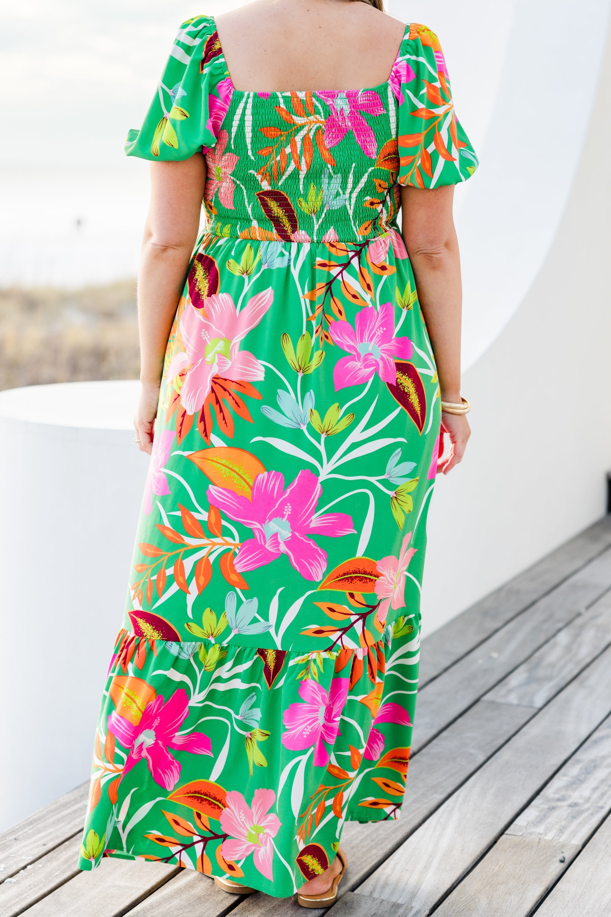 Dreamy Fields Dress, Green
