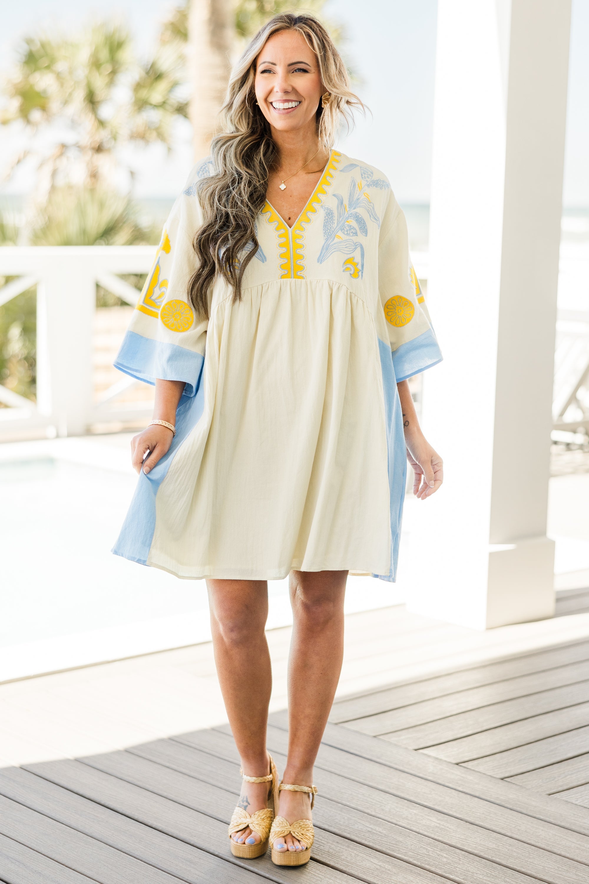 Drifting Muse Dress, Baby Blue