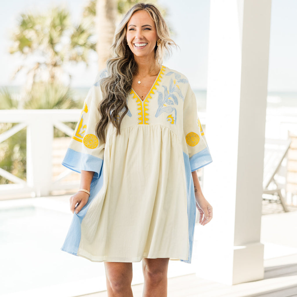 Drifting Muse Dress, Baby Blue