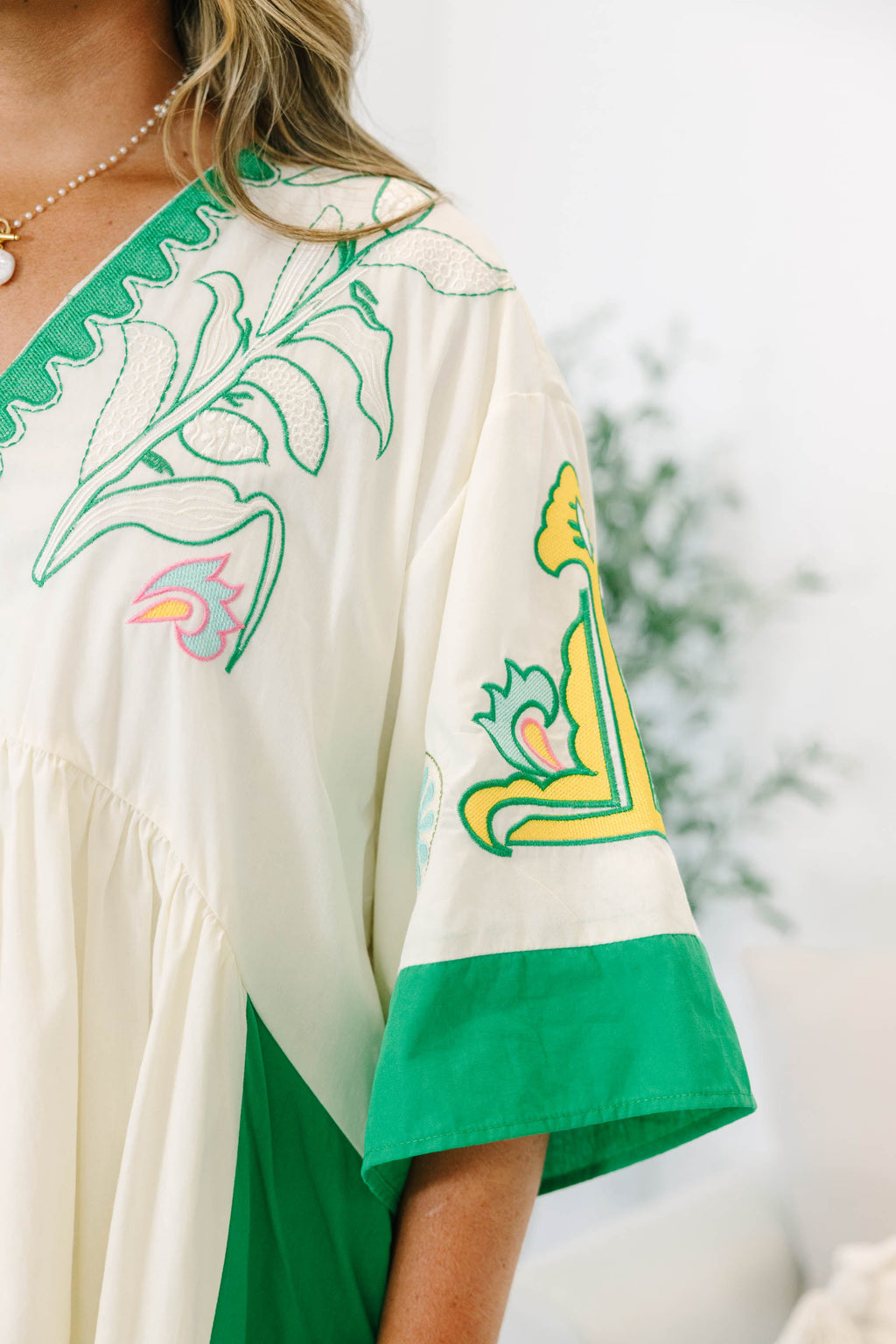 Drifting Muse Dress, Green