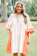 Drifting Muse Dress, Orange