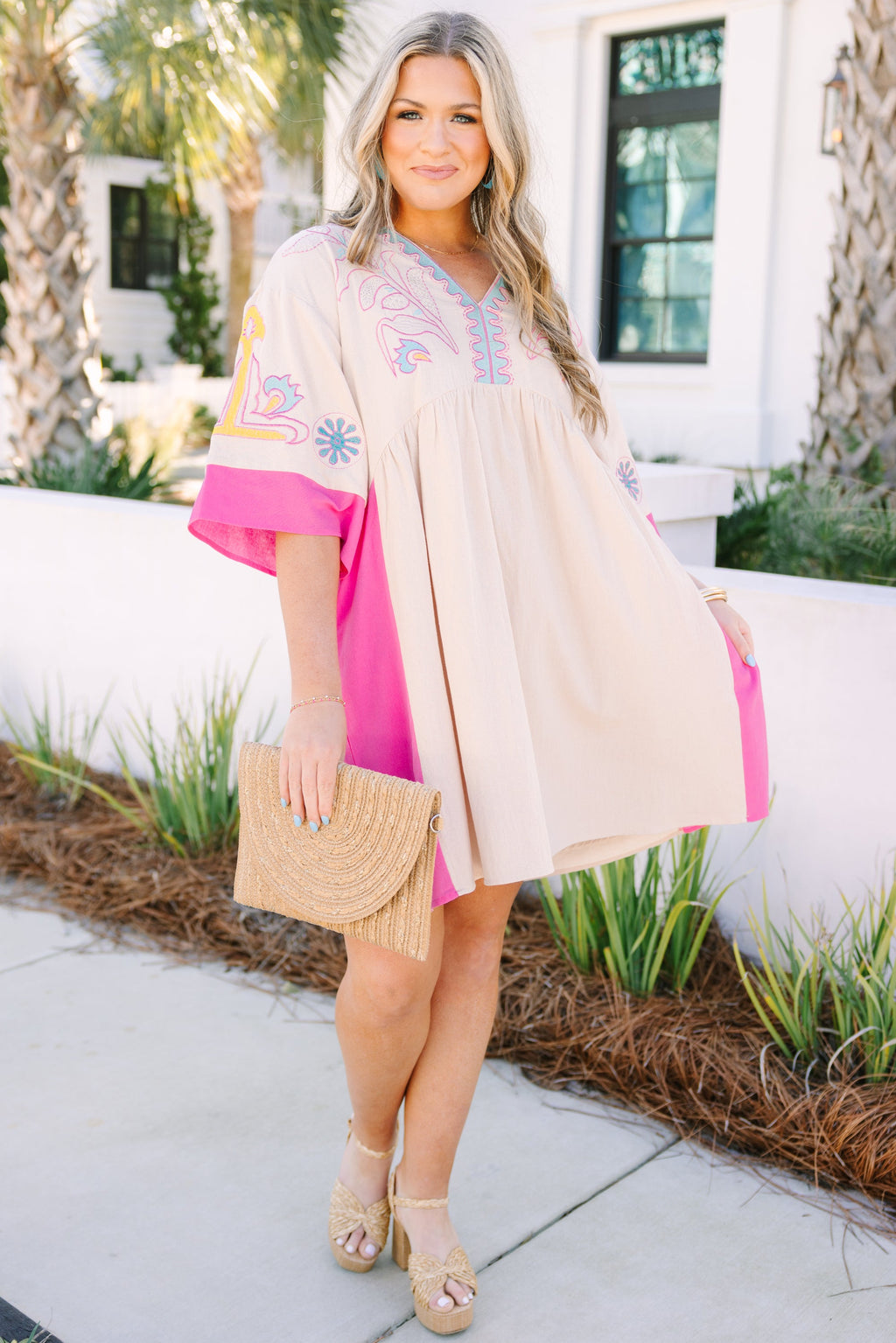 Drifting Muse Dress, Pink