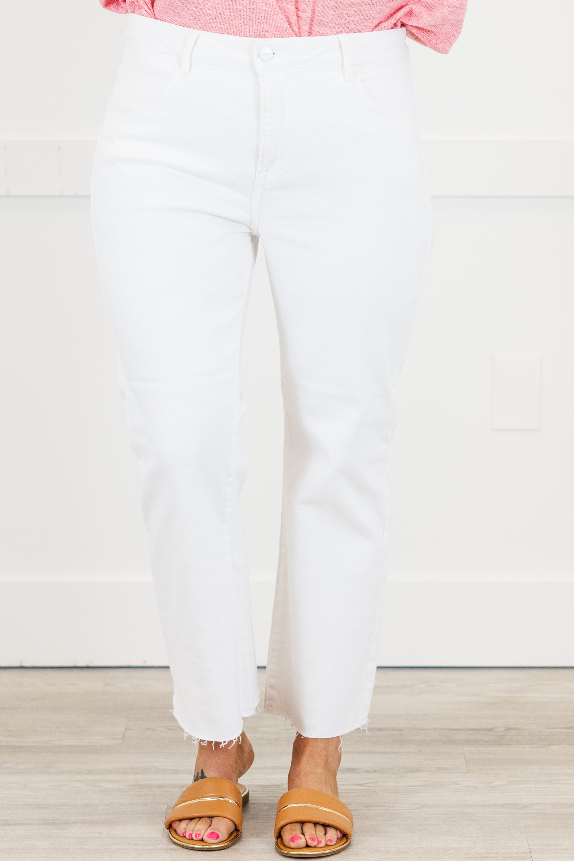 Drive-In Movie Jeans, White