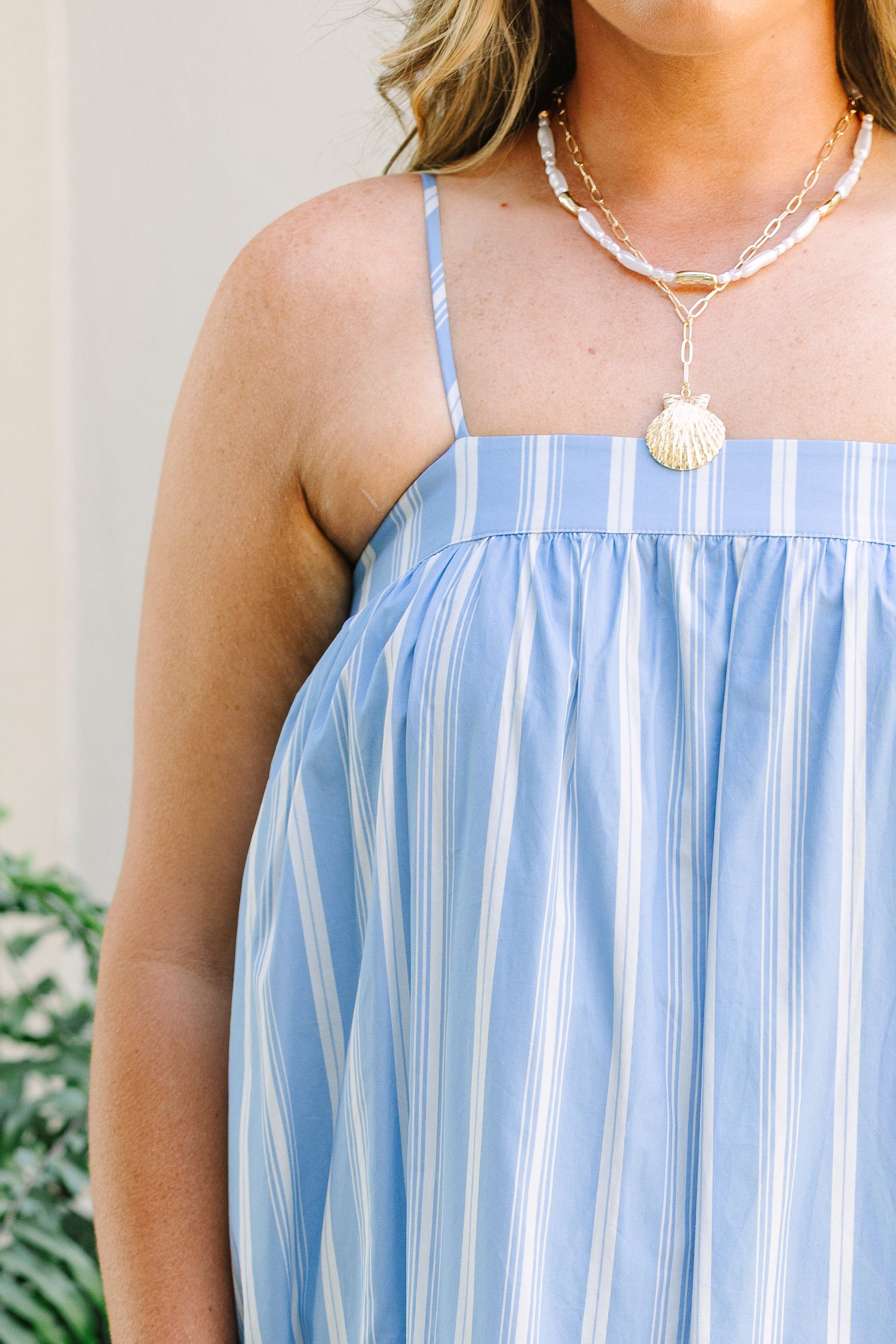 Duly Noted Dress, Blue