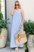 Duly Noted Dress, Blue