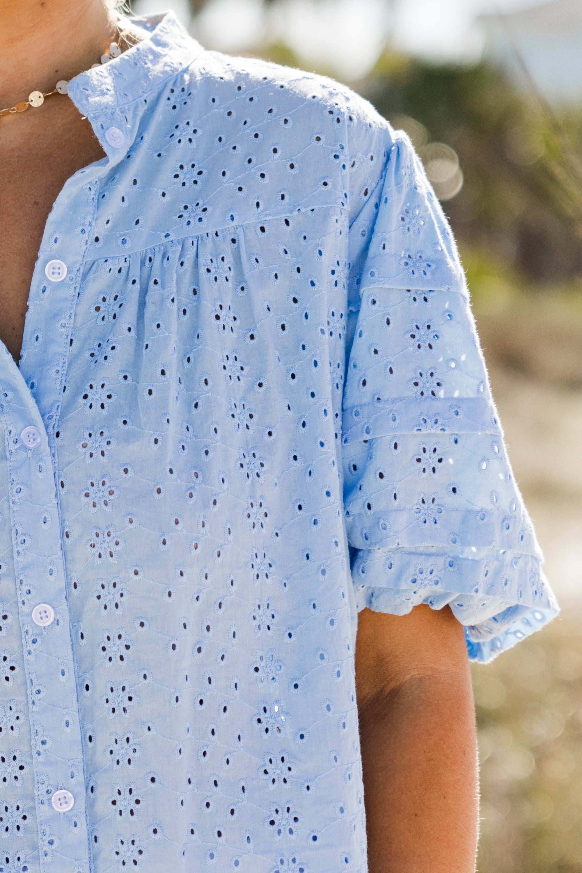 Each Detail Top, Blue
