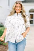 Each Detail Top, Cream