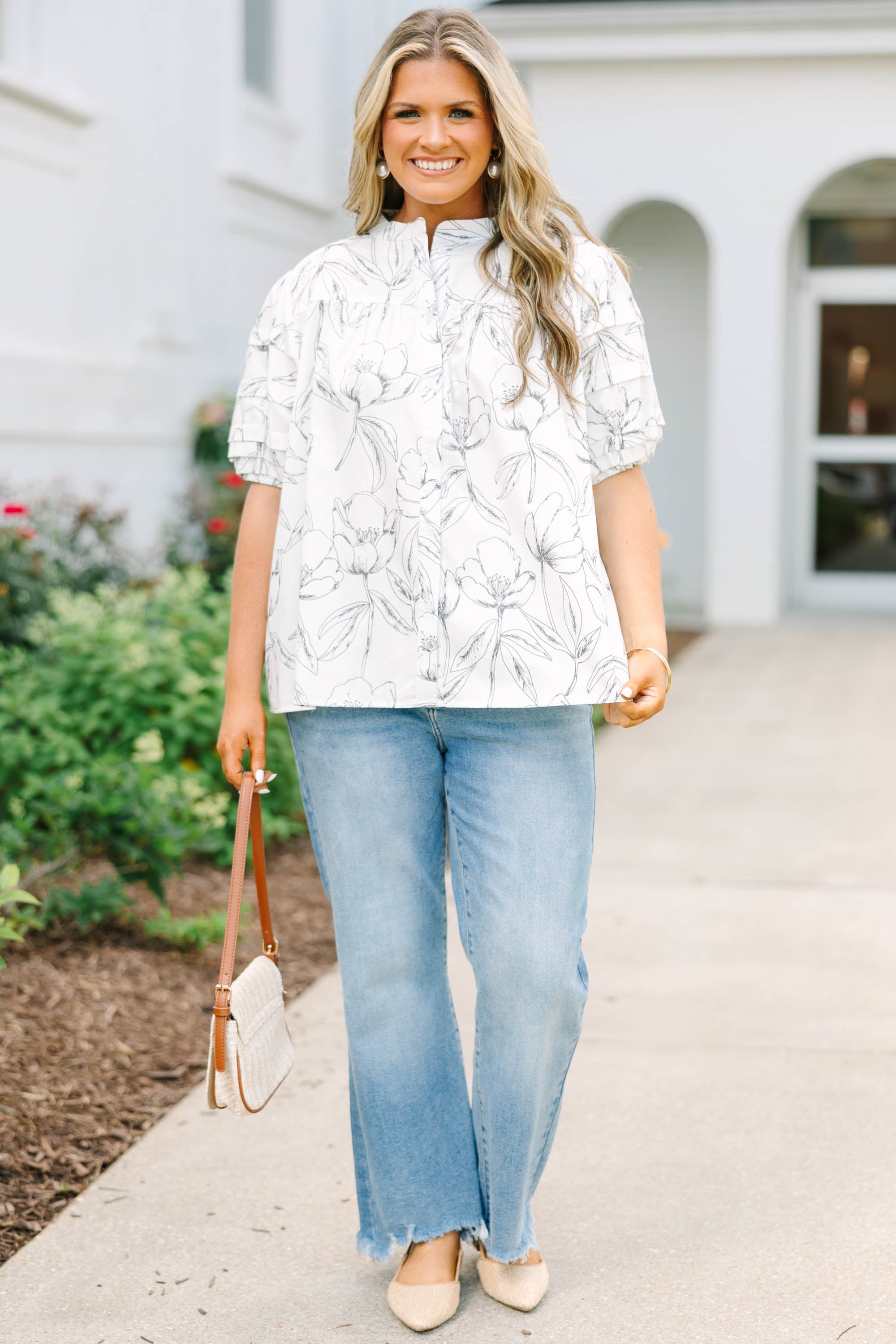Each Detail Top, Cream