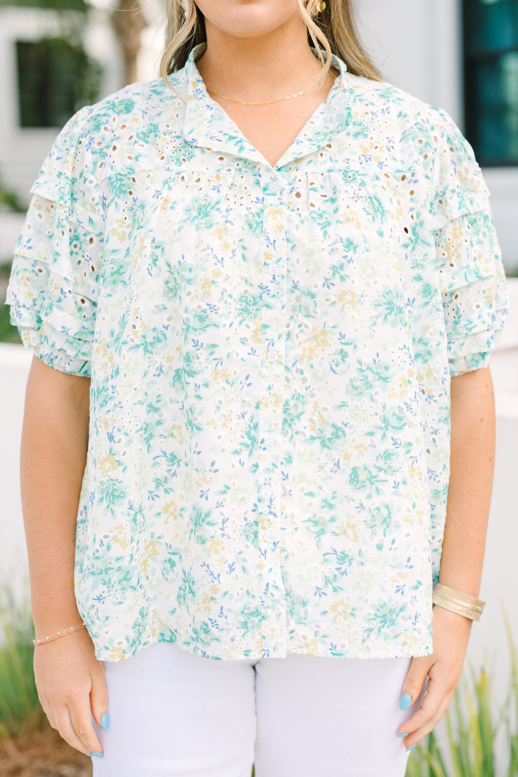 Each Detail Top, Green