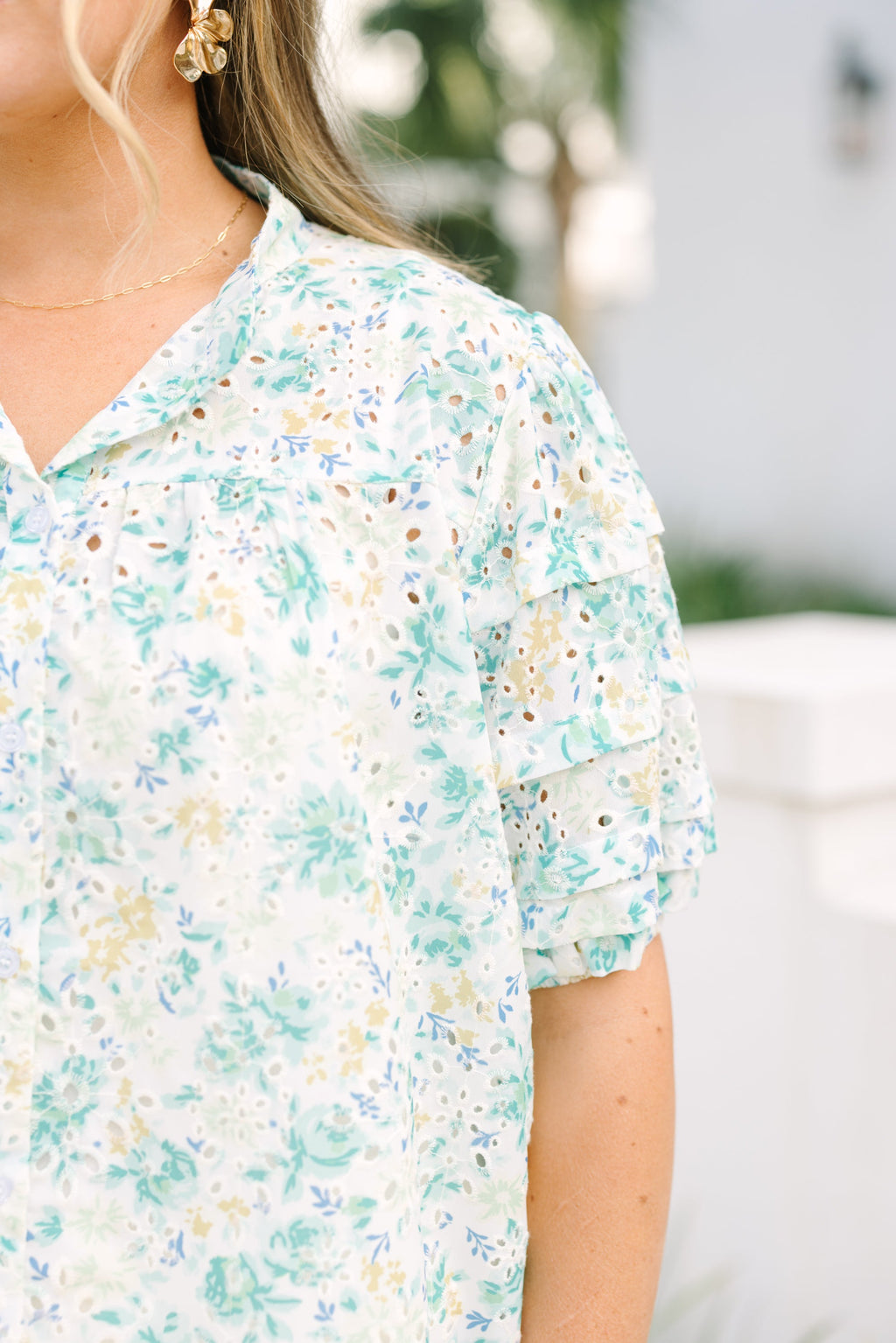Each Detail Top, Green