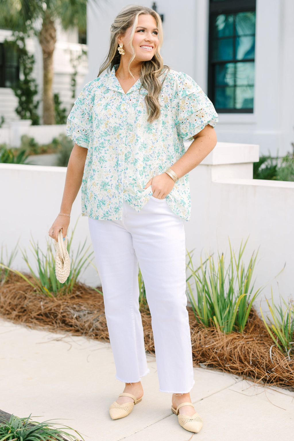 Each Detail Top, Green