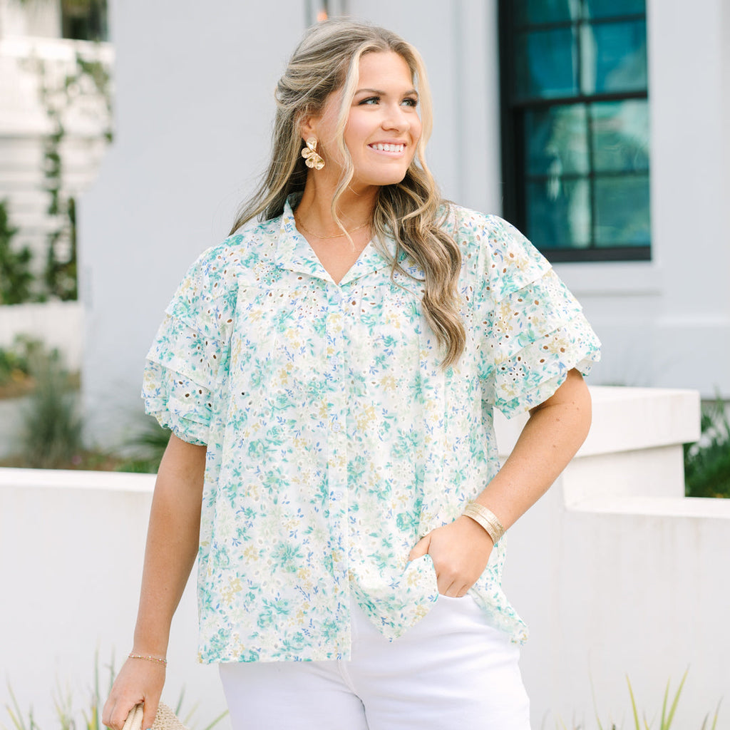 Each Detail Top, Green