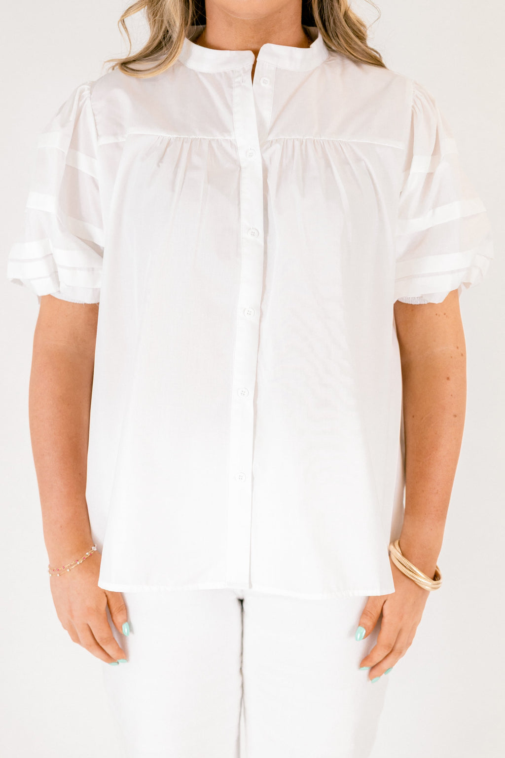 Each Detail Top, Ivory