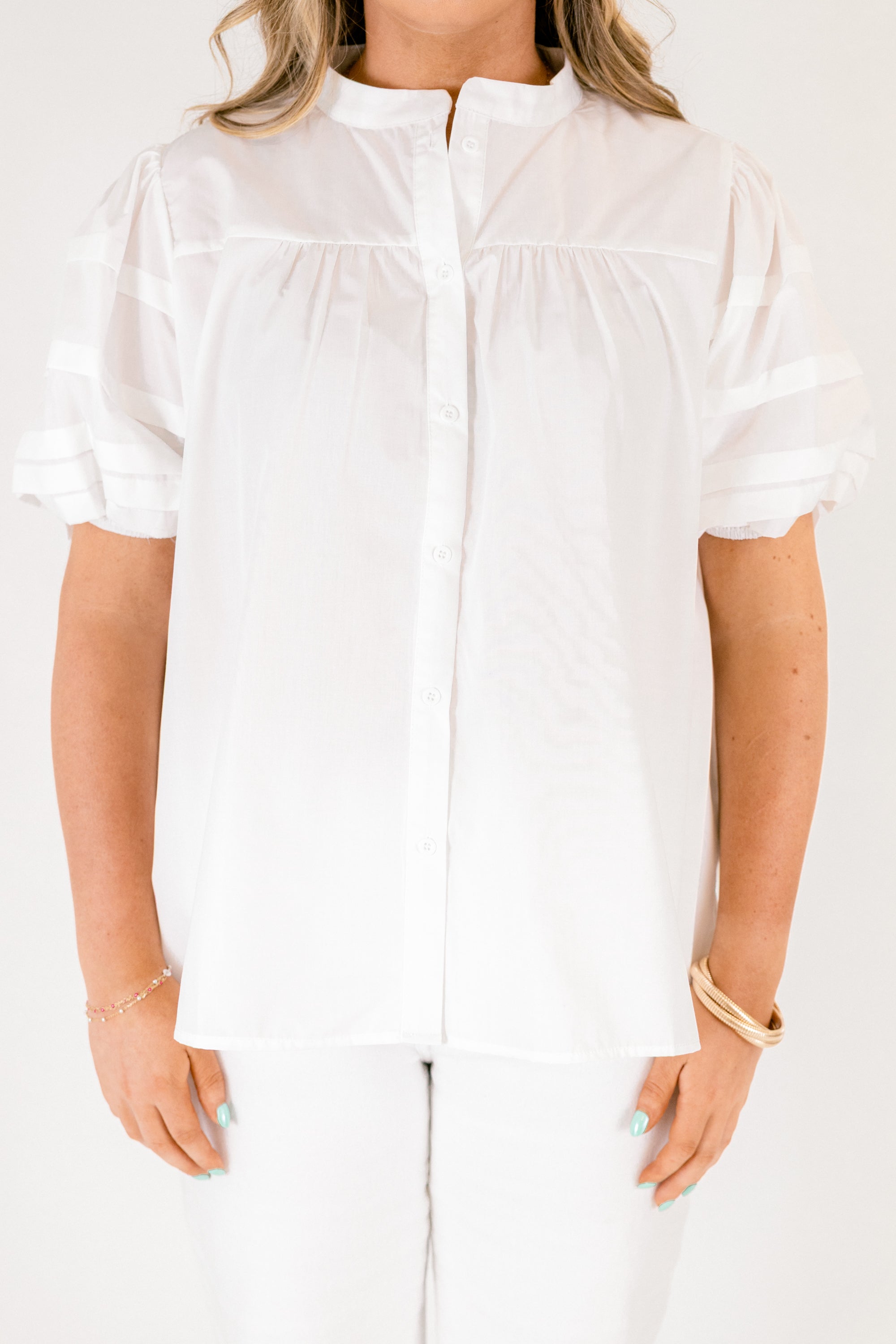 Each Detail Top, Ivory