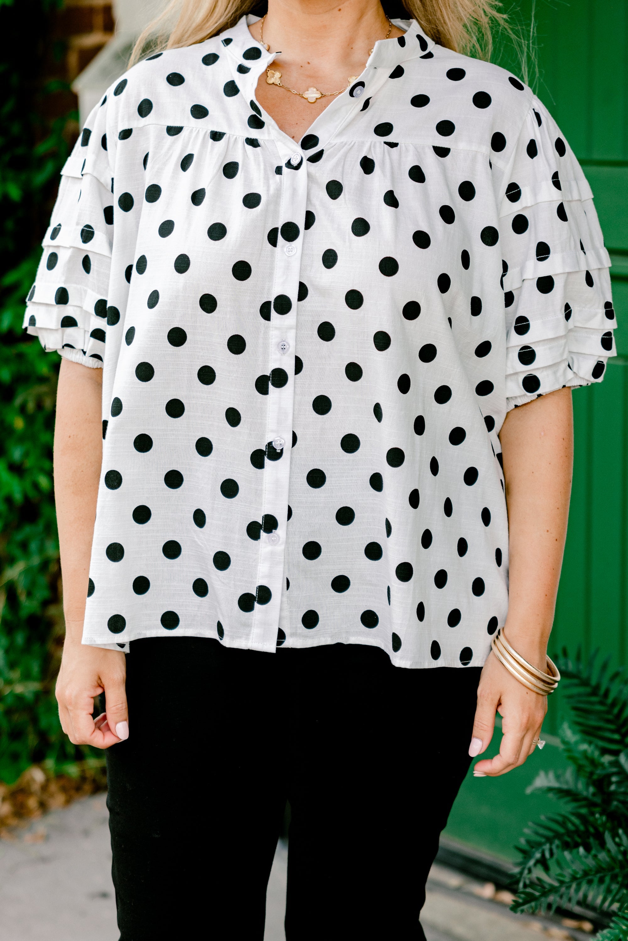 Each Detail Top, White