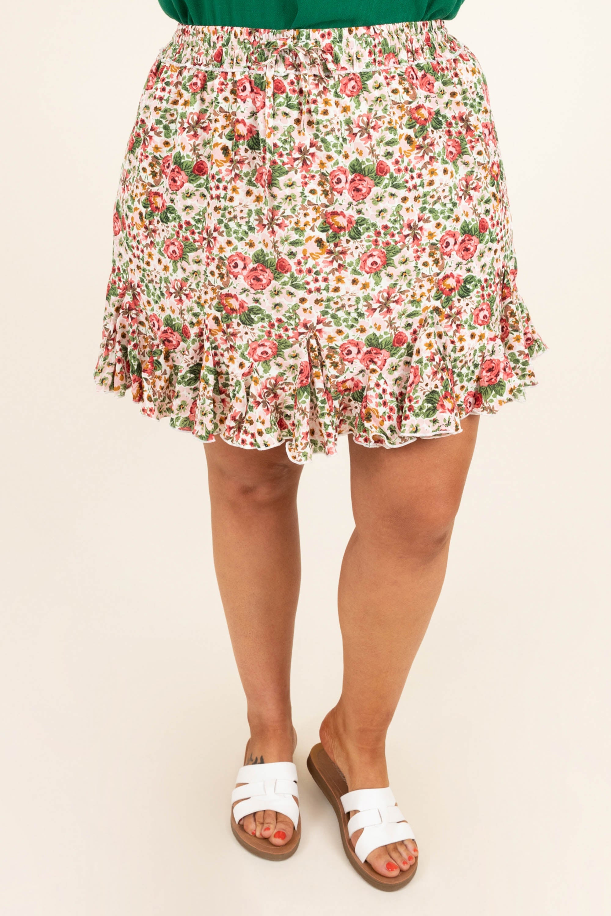 East Of The Sun Skirt, White