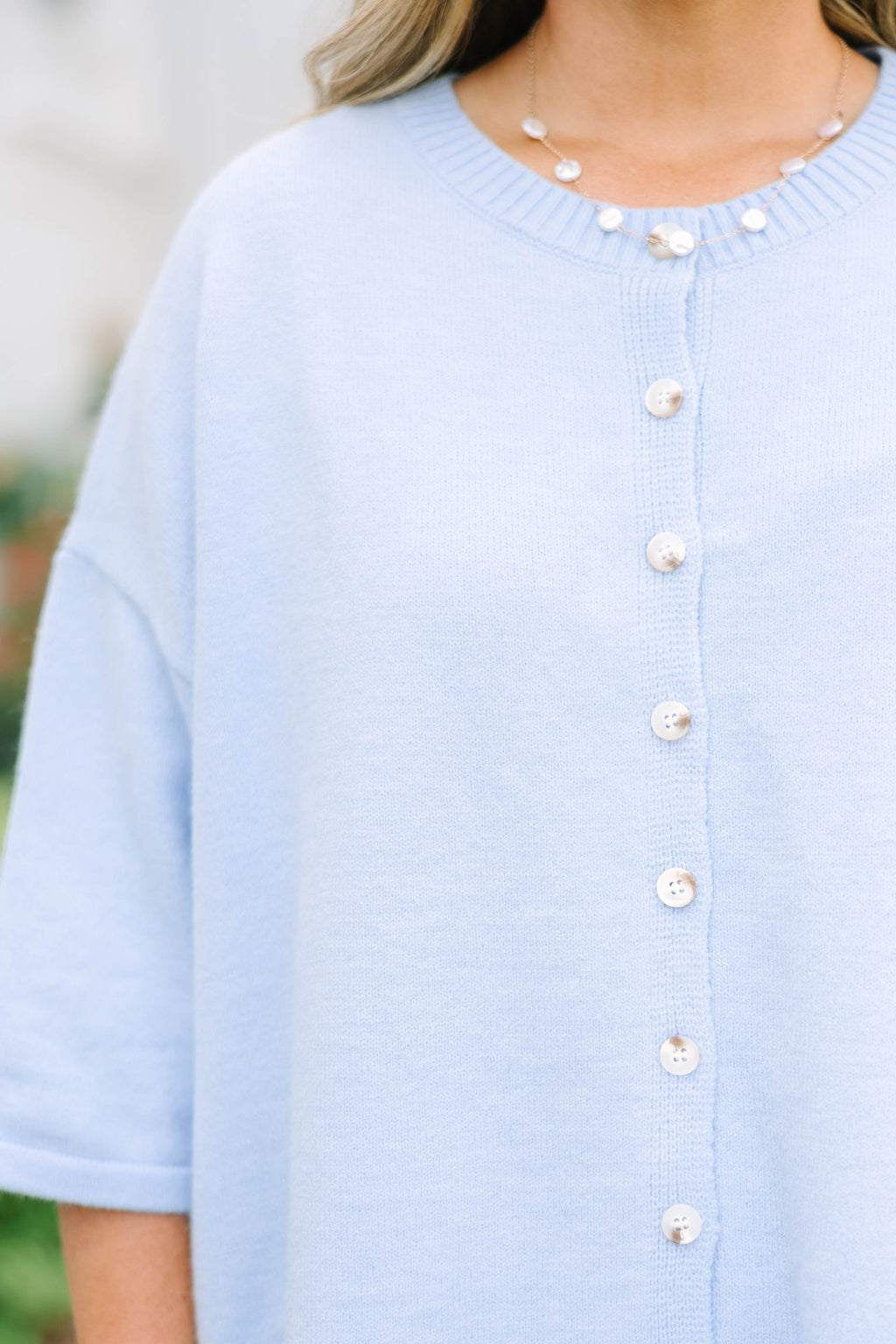 Easy Does It Cardigan, Blue