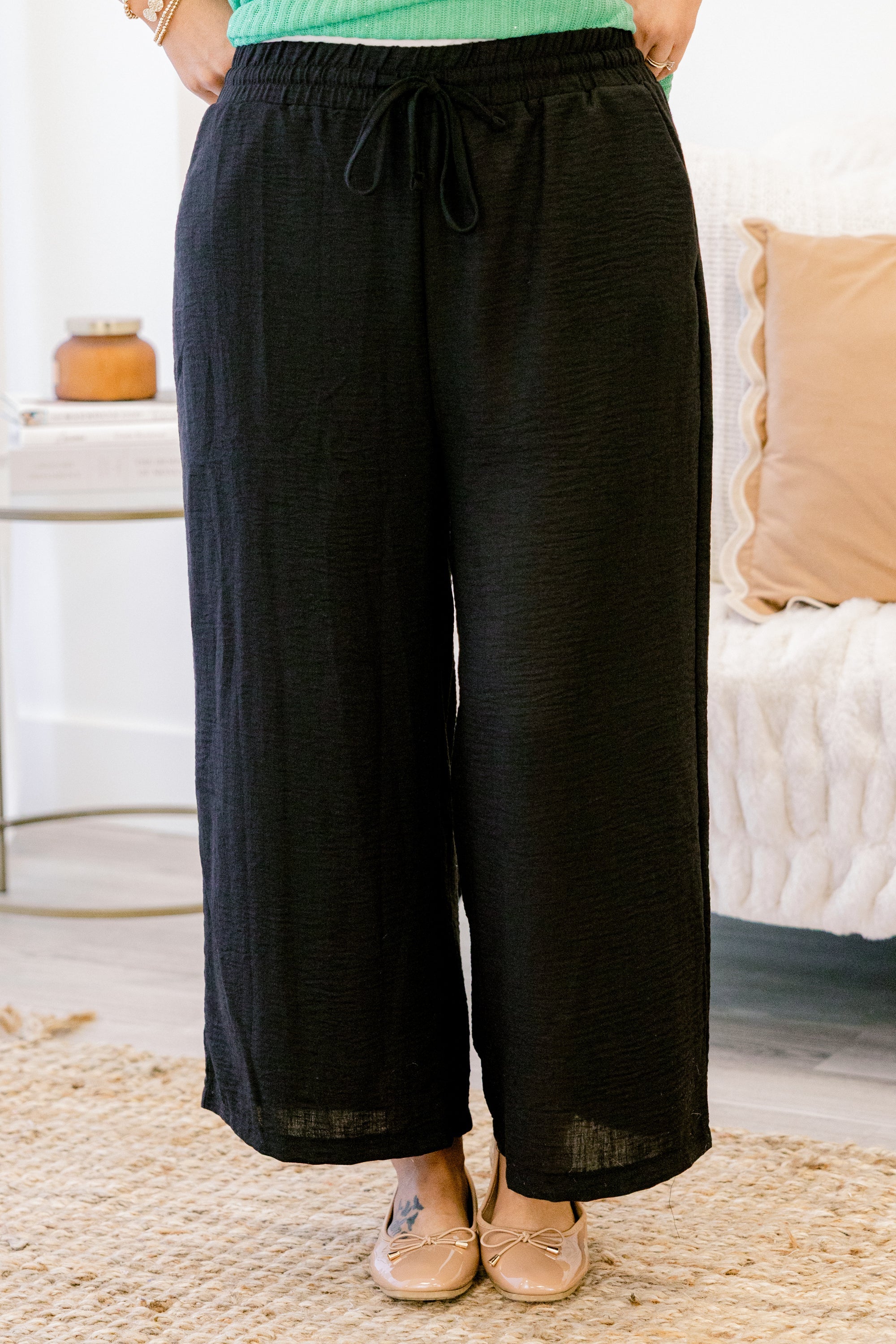 Easy Does It Pants, Black