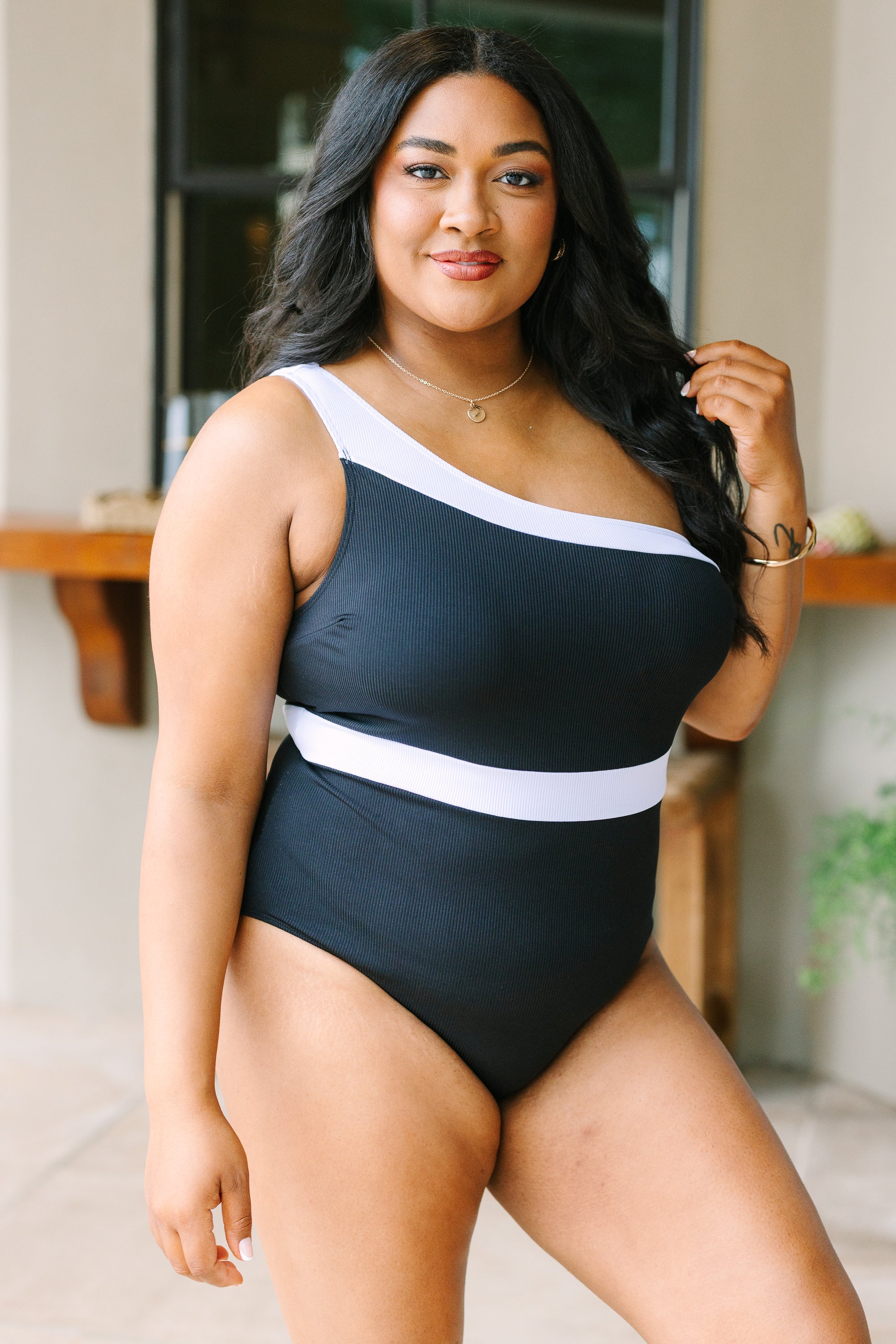 Easy Escape Swimsuit, Black