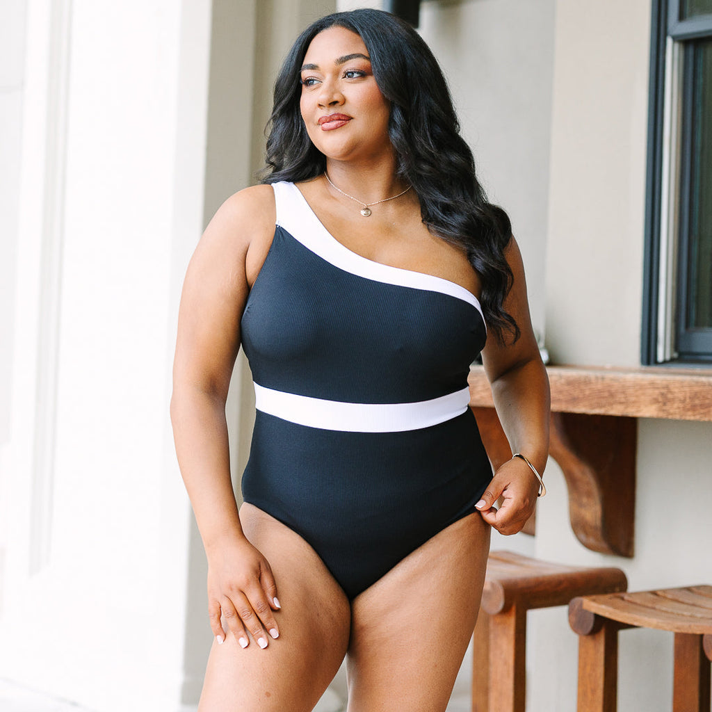 Easy Escape Swimsuit, Black