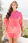 Easygoing Washed Top, Pink