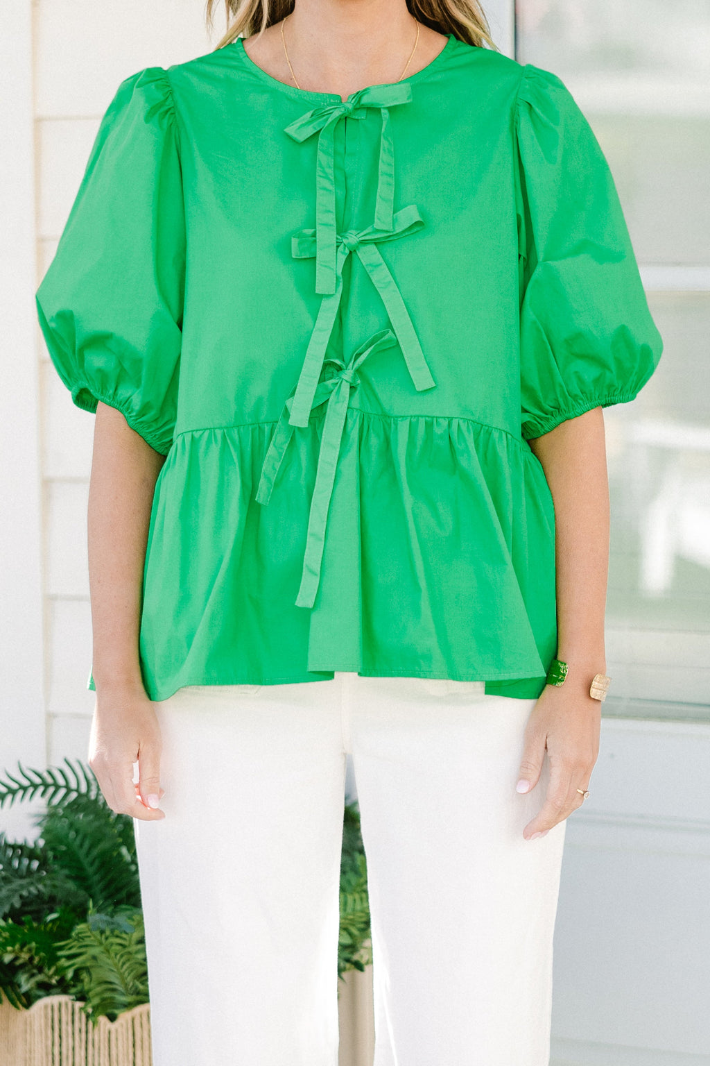 Easy Living Top, Green