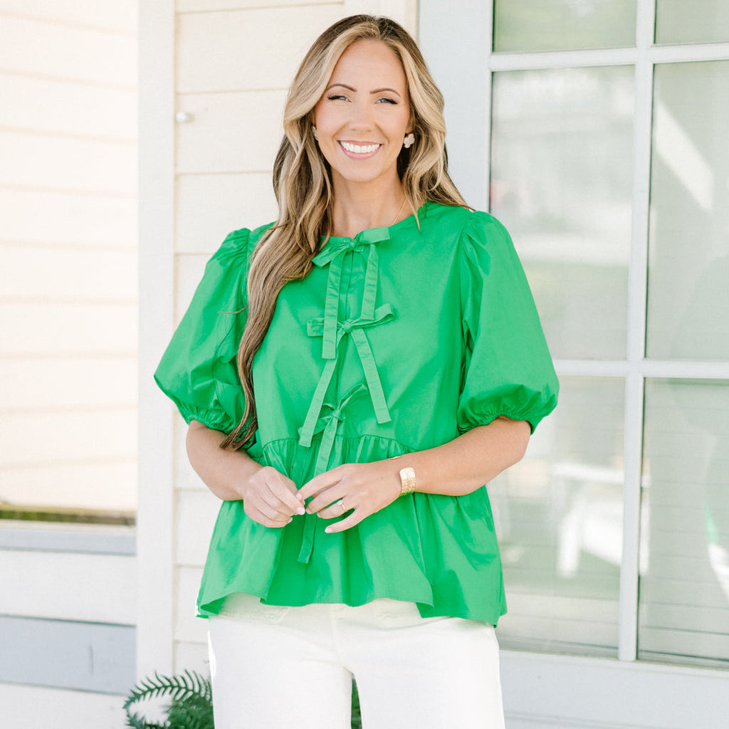 Easy Living Top, Green