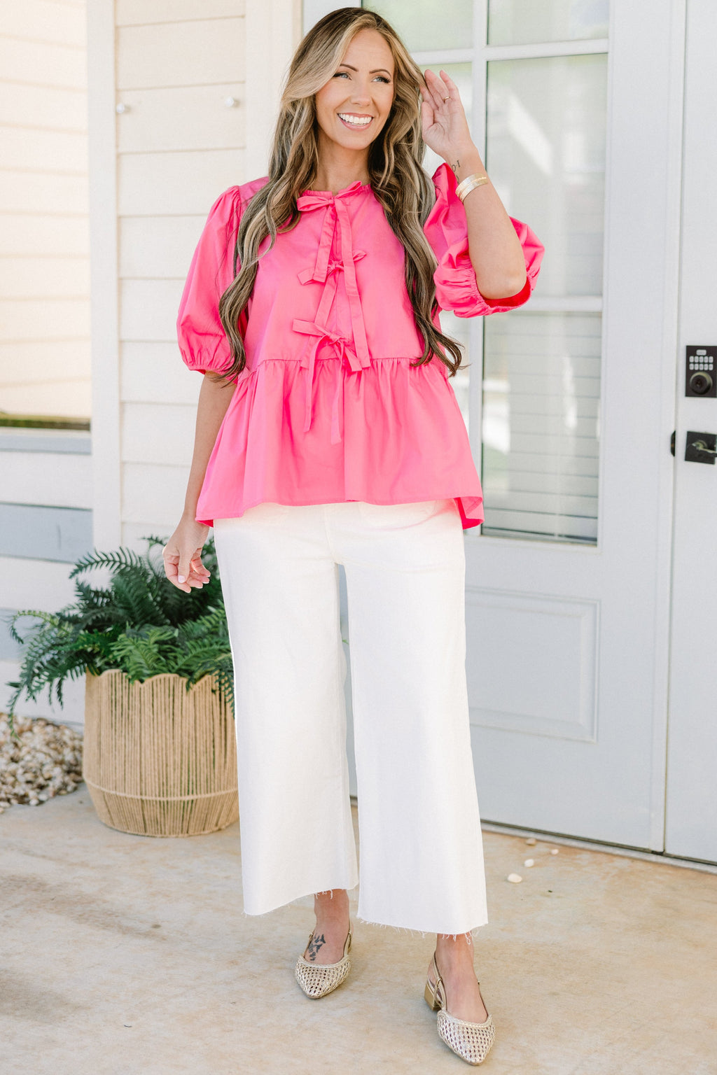 Easy Living Top, Pink