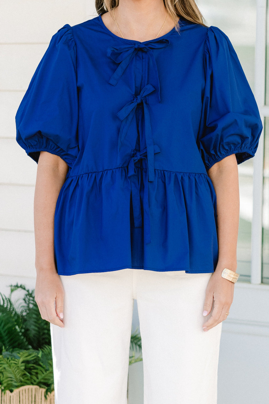 Easy Living Top, Royal Blue
