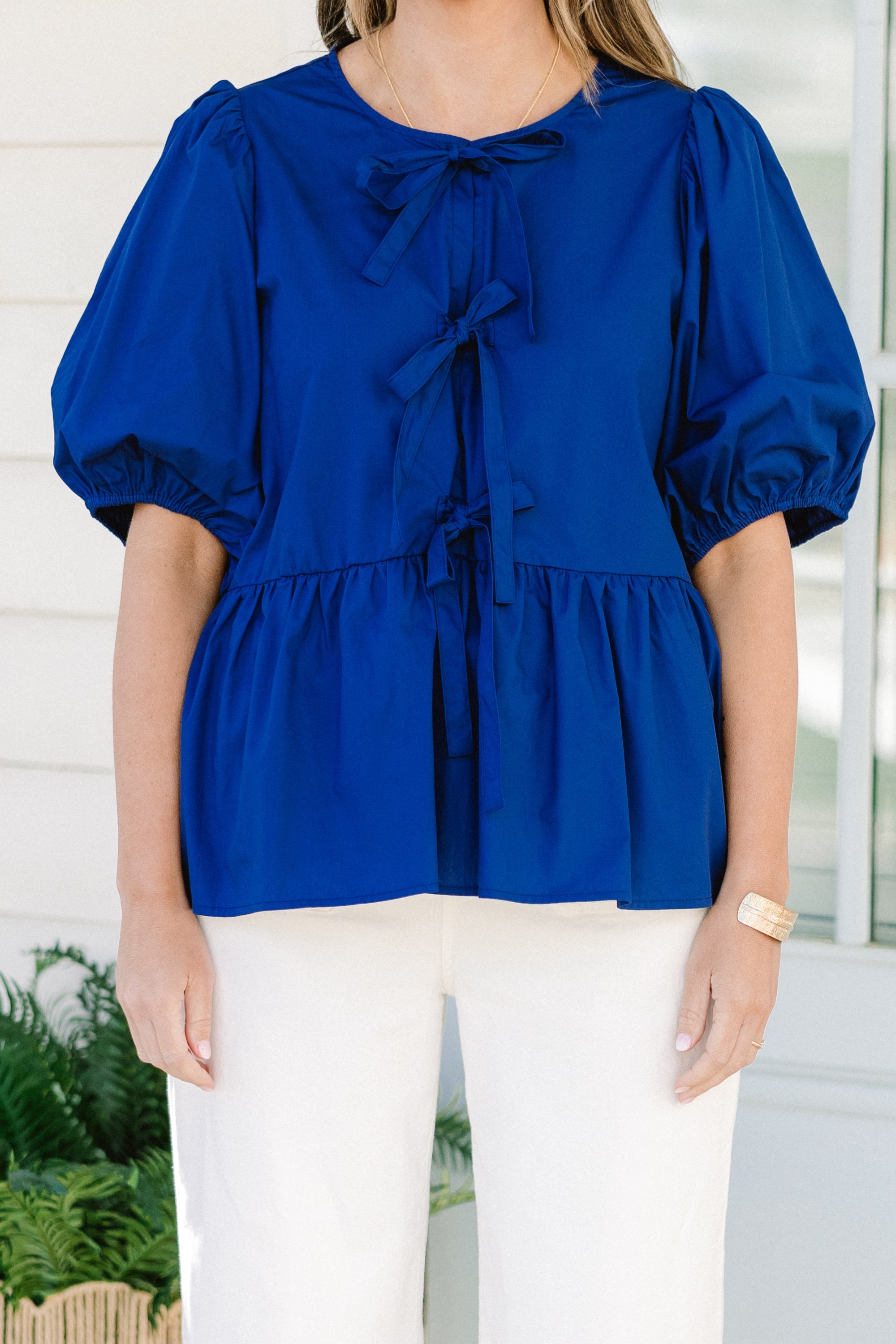 Easy Living Top, Royal Blue