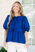 Easy Living Top, Royal Blue