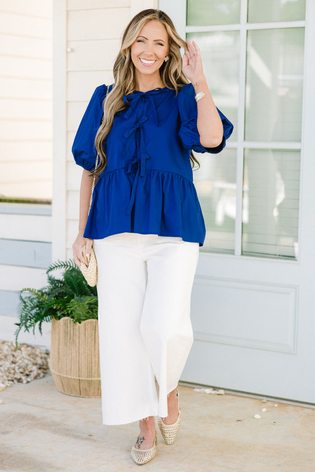 Easy Living Top, Royal Blue