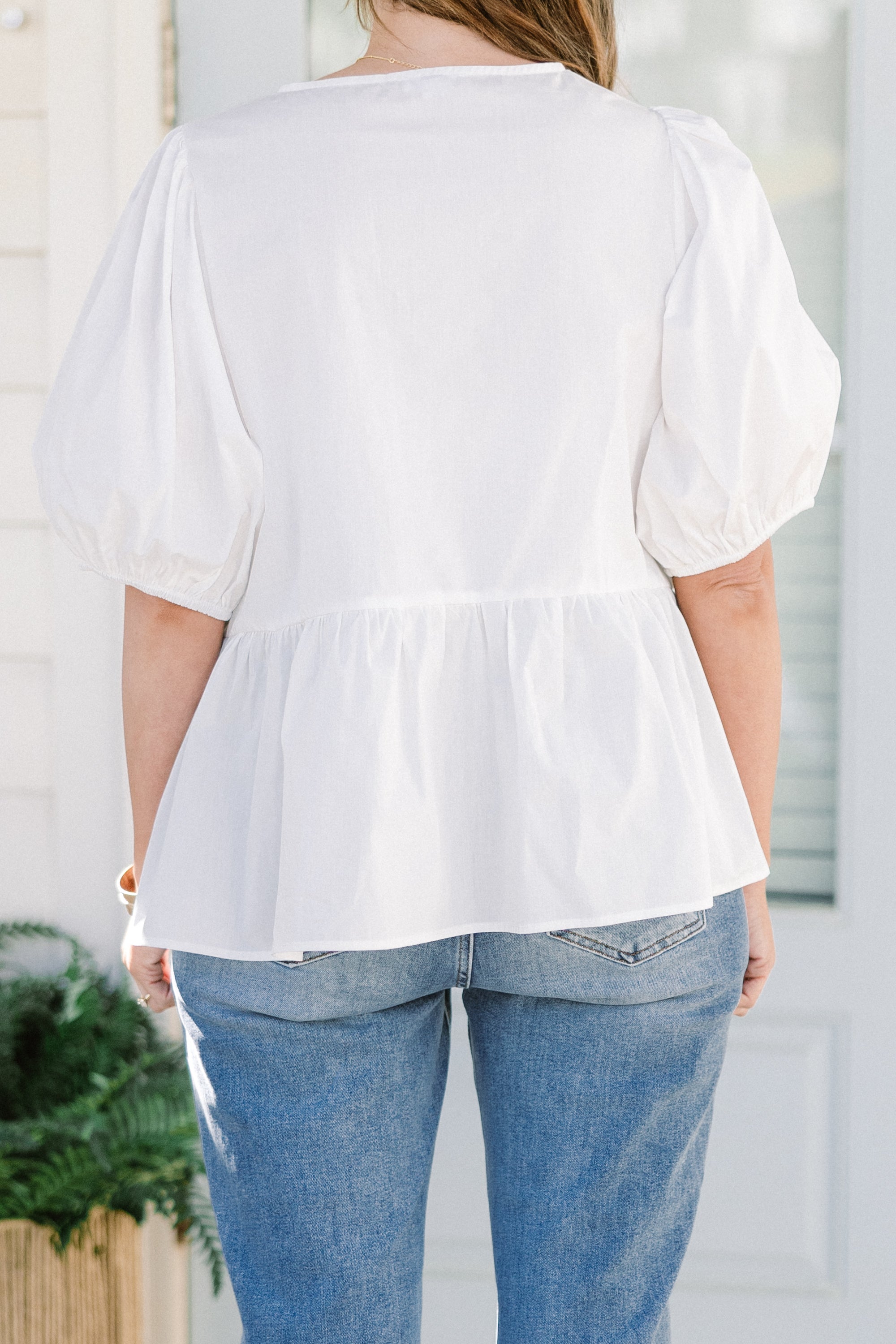 Easy Living Top, White