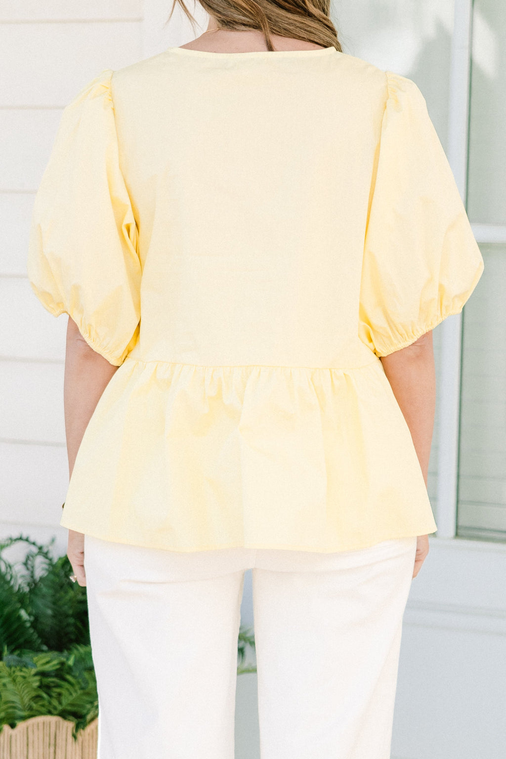 Easy Living Top, Yellow