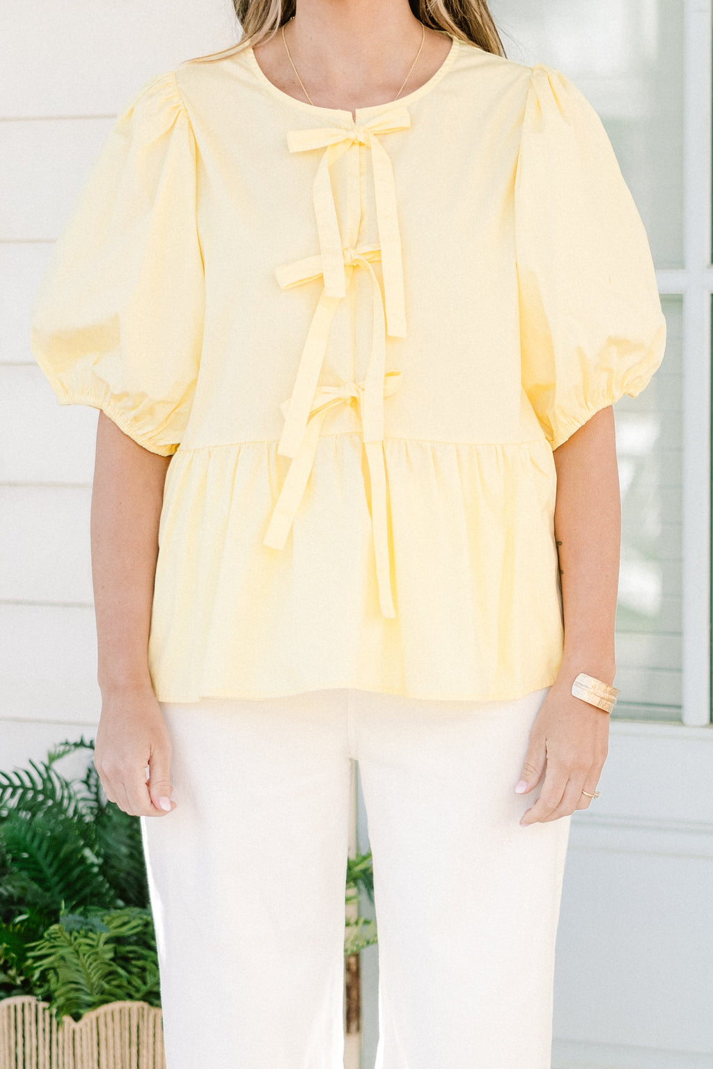 Easy Living Top, Yellow