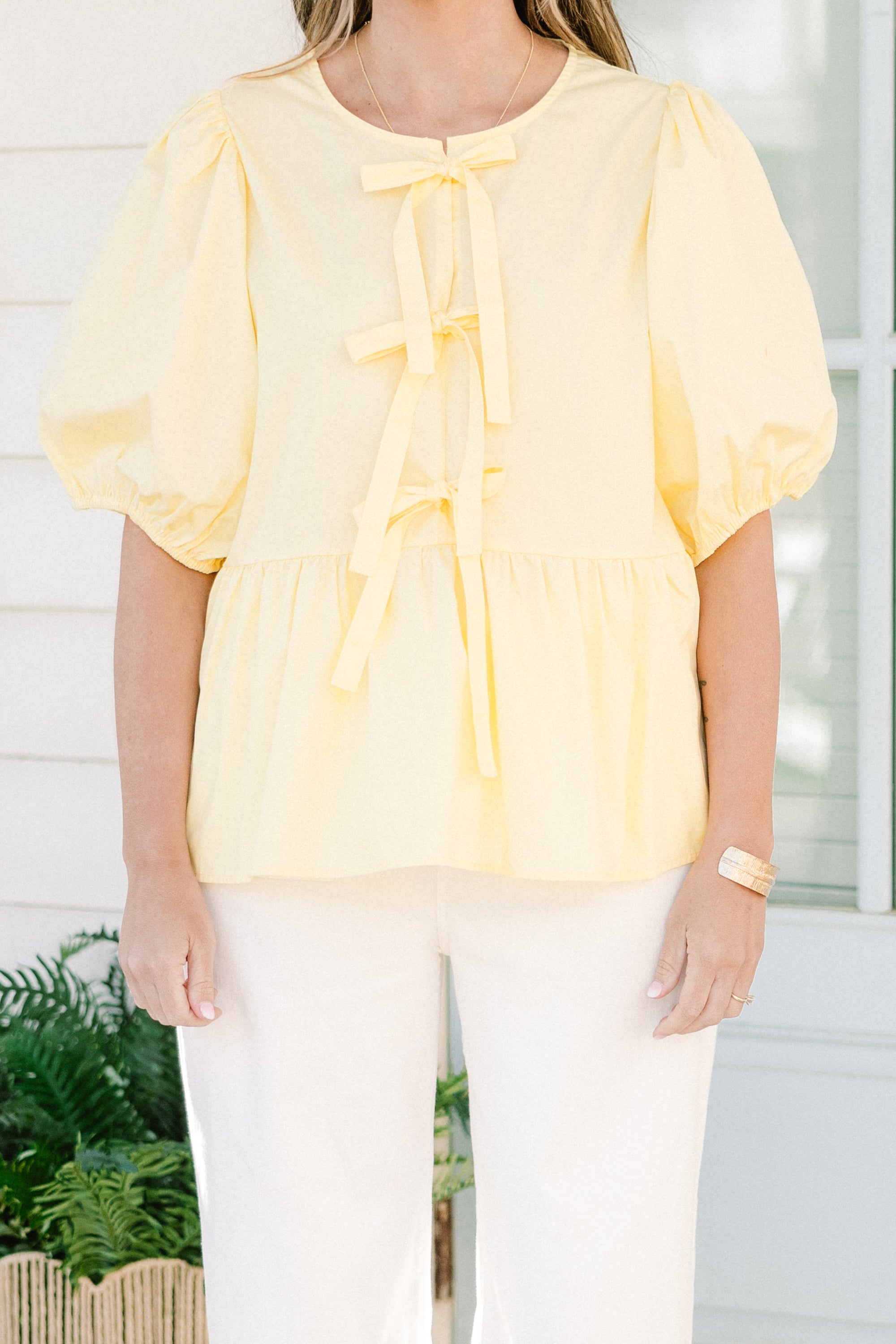 Easy Living Top, Yellow