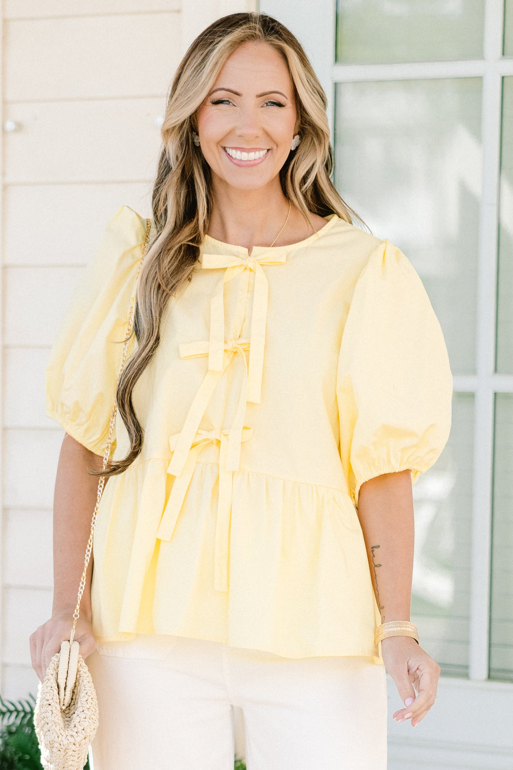 Easy Living Top, Yellow