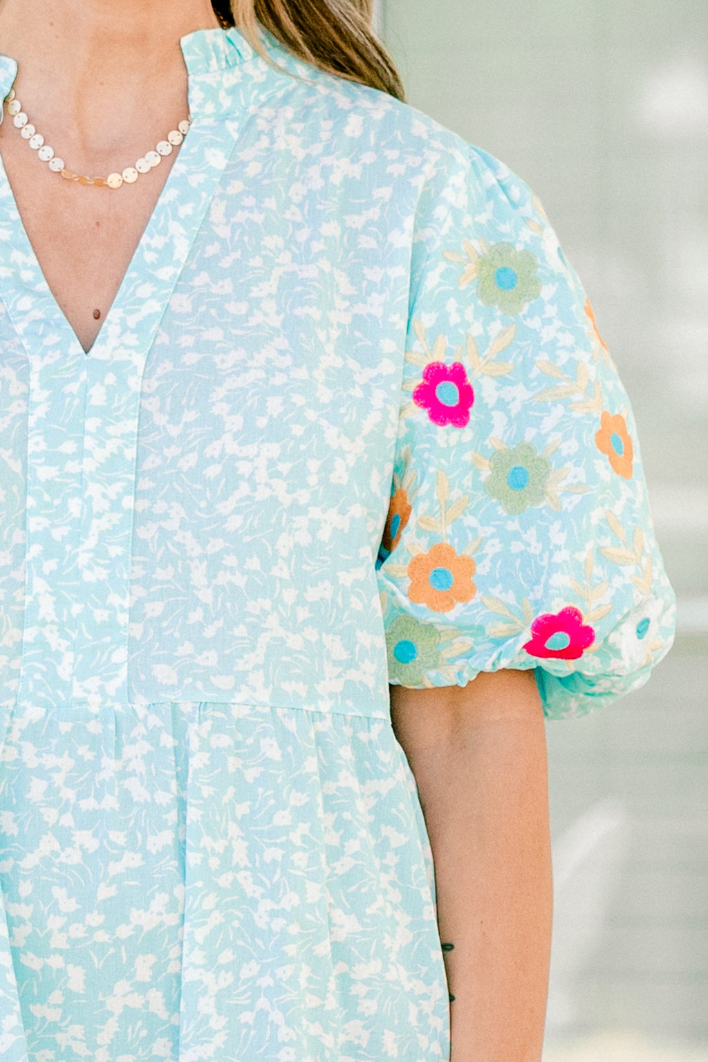 Easy Romance Dress, Turquoise