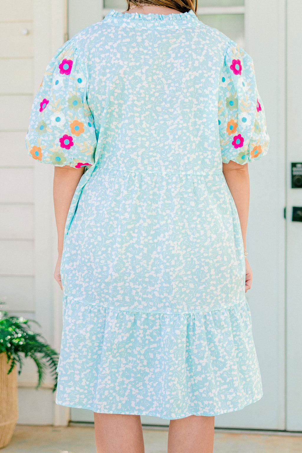 Easy Romance Dress, Turquoise