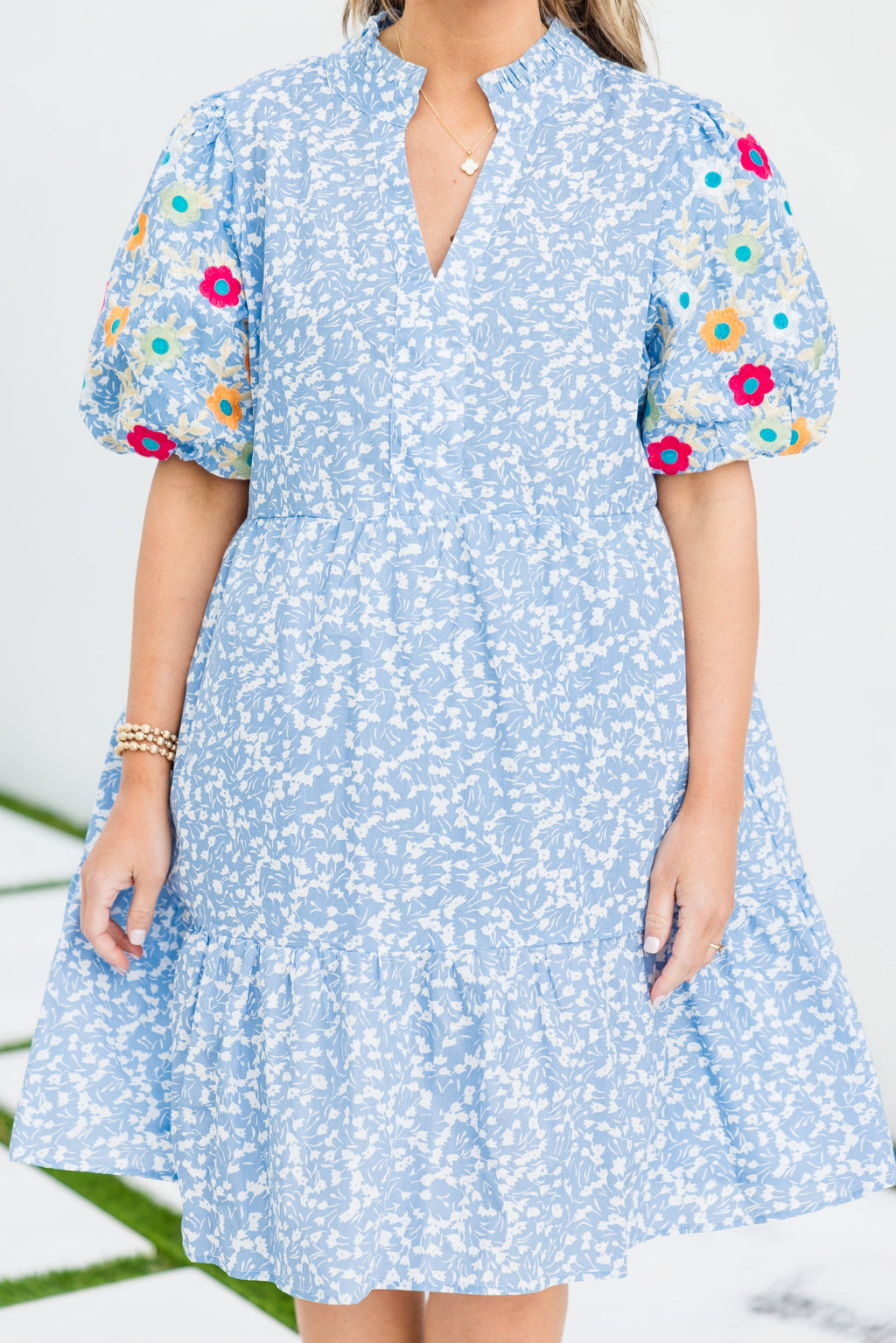 Easy Romance Dress, Blue