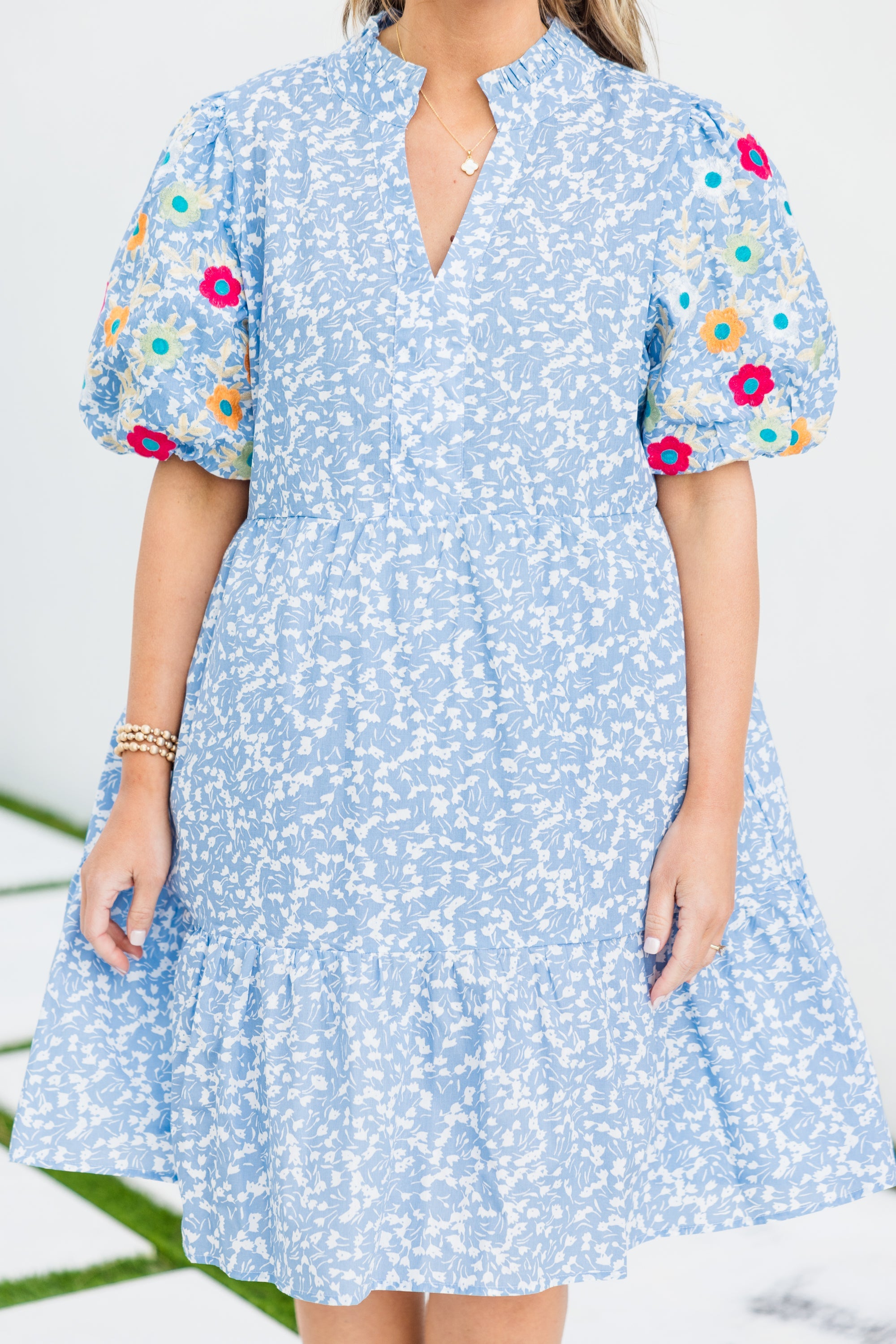 Easy Romance Dress, Blue