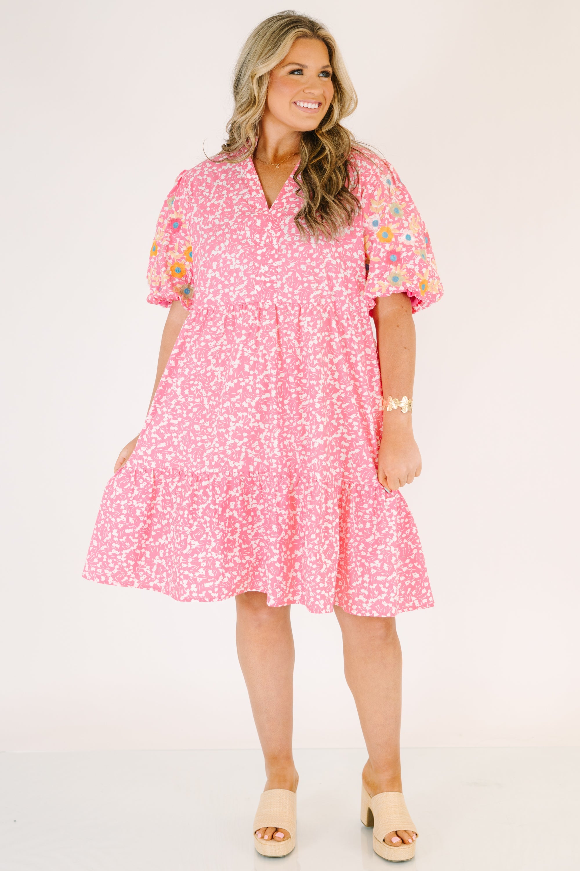 Easy Romance Dress, Pink