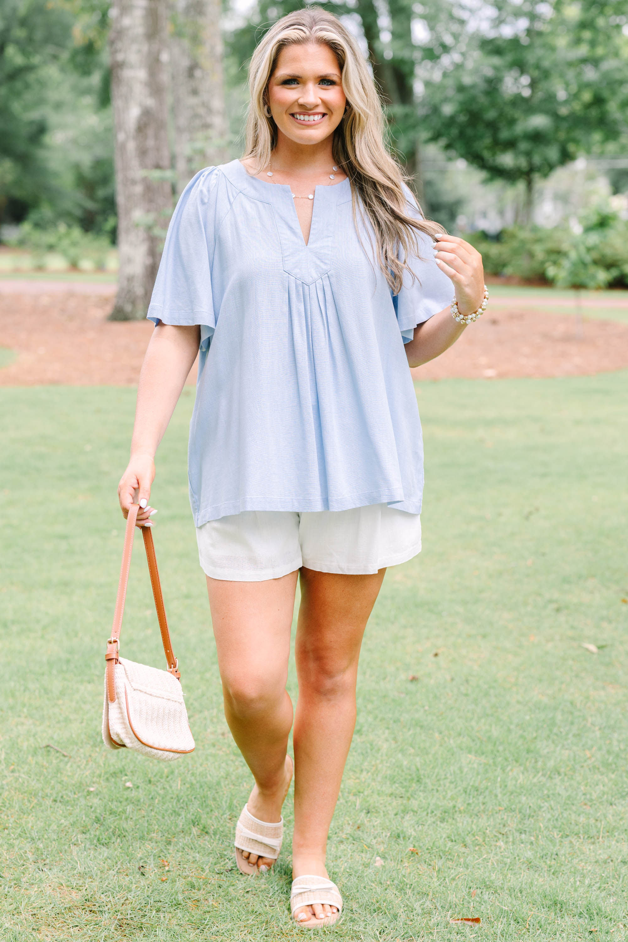 Effortlessly Easy Top, Blue
